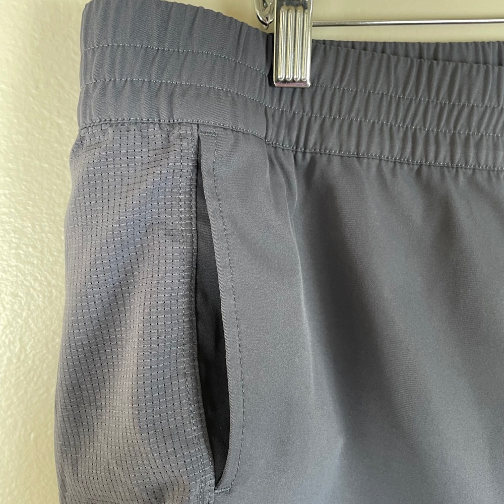 KUHL Women's XL Shorts Gray Hiking Athletic Mesh Side Panels Pull On - Picture 3 of 11